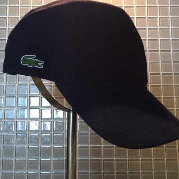lacoste cotton pique cap
